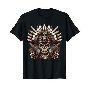 Mictlantecuhtli Aztec God Of Death Skull T-Shirt